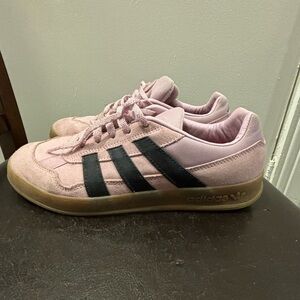 Adidas Gonz Aloha Super One Black Eye Orchid Pink Skate shoes Size M 7.5 W 9